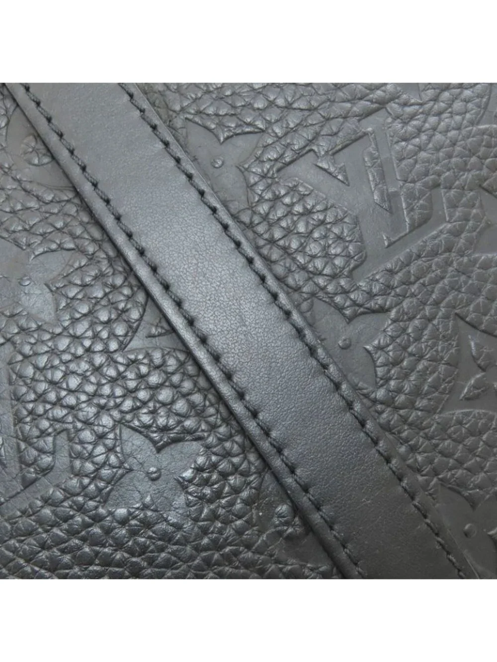 Louis Vuitton Sac Plat Cloth Handbag Taurillon Leather